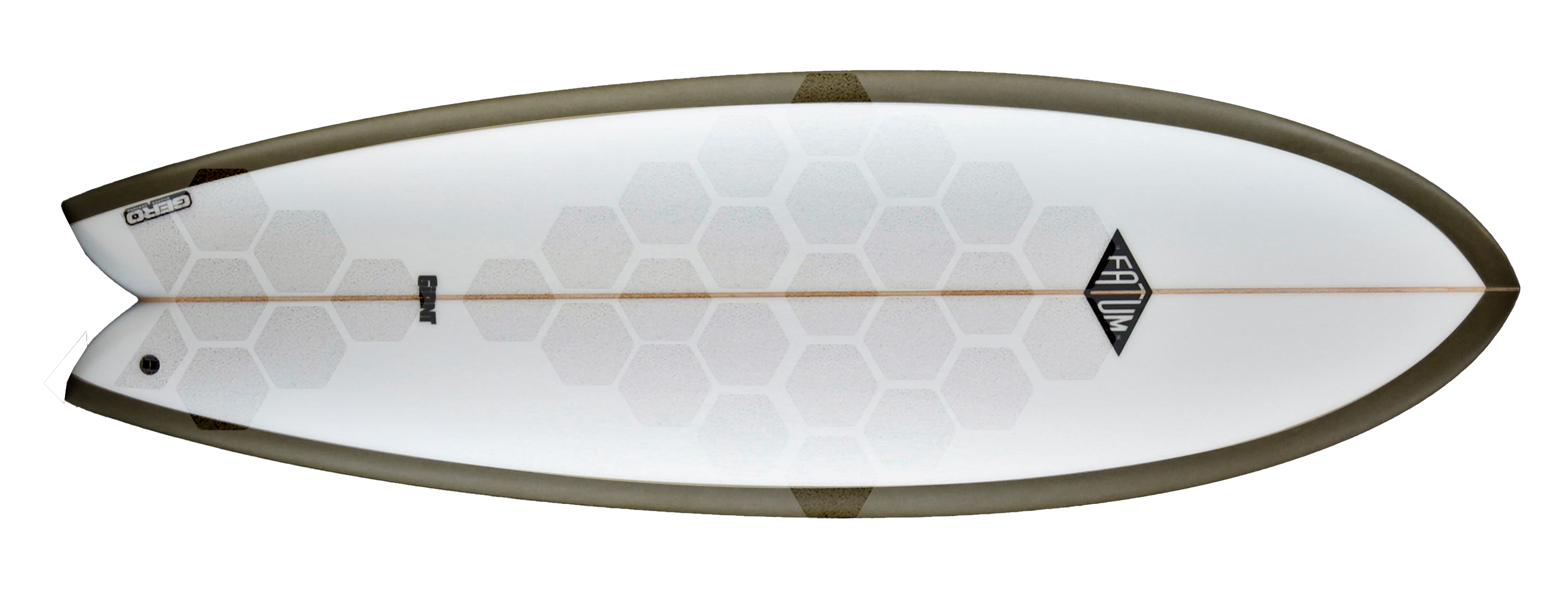 Surfboard with traction pads